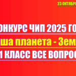 конкурс чип 2025 наша планета земля